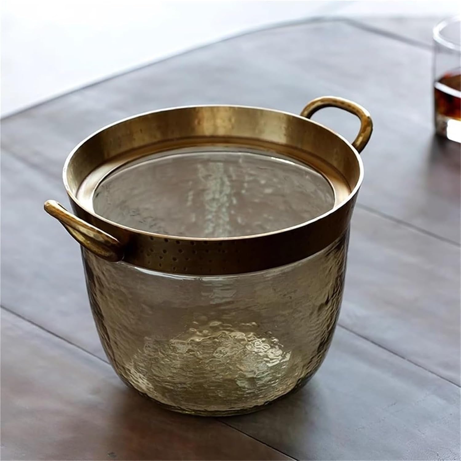Ice Buckets for Parties, Decoration Retro Style Handmade Metal Insulated Ice Bucket Great