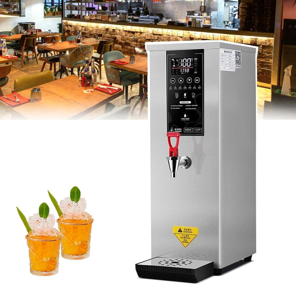 Commercial Hot Water Boiler,Autofill Hot Water Dispenser,with Digital Control Panel, Auto Temperature Control,for Tea & Coffee (Grey)