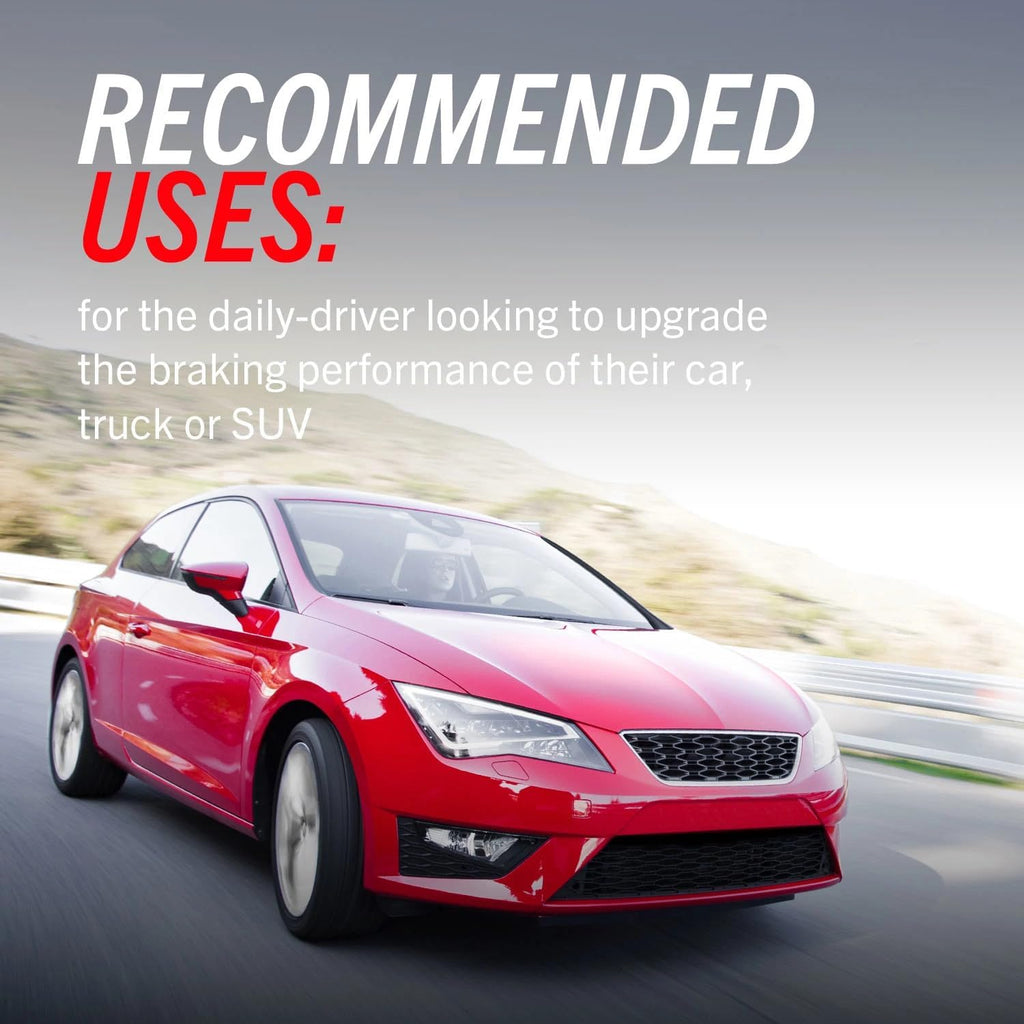 PowerStop Rear Brake Kit for Subaru BRZ 2013-16 |Forester 2009-13 |Impreza 2008-14 |Legacy 2010-14 - Drilled and Slotted Disc Rotors with Carbon-Fiber Ceramic Brake Pads Replacement, K4631
