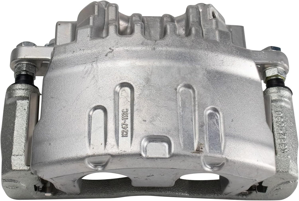 TRQ Front Brake Pad and Rotor Set Ceramic Vented Rotors Calipers Compatible with 2003-2007 Cadillac CTS