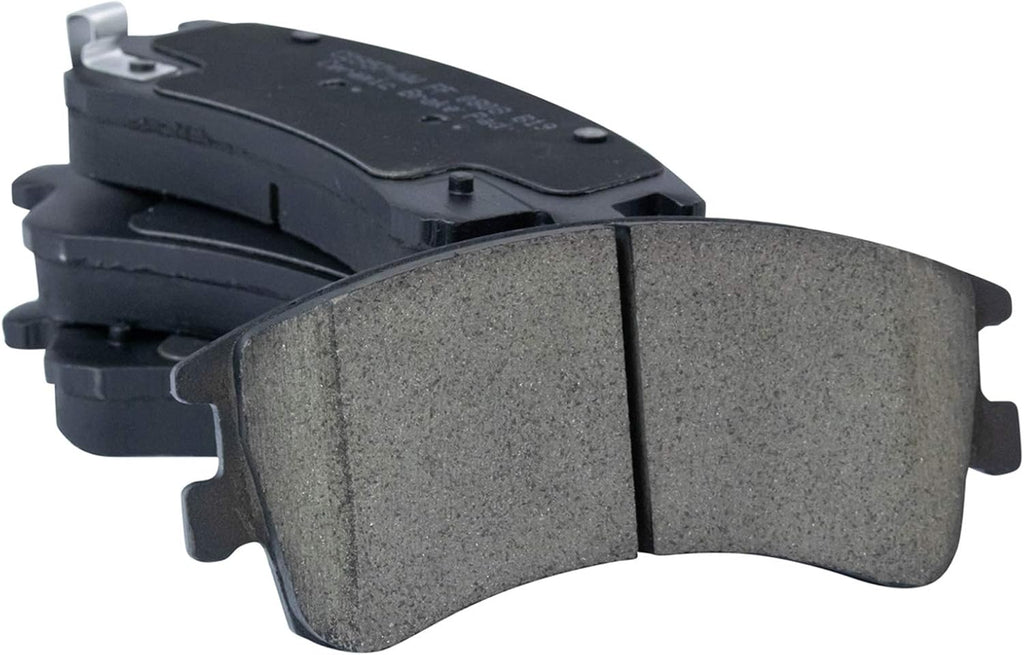 TRQ Front and Rear Brake Pad and Rotor Set Ceramic Compatible with 2003-2005 Mazda 6