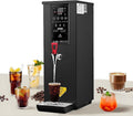 Commercial Hot Water Dispenser, Electric Water Boiler and Warmer Machine, Step-Heating Countertop Water Dispenser with 86-212 Temperature Control Black