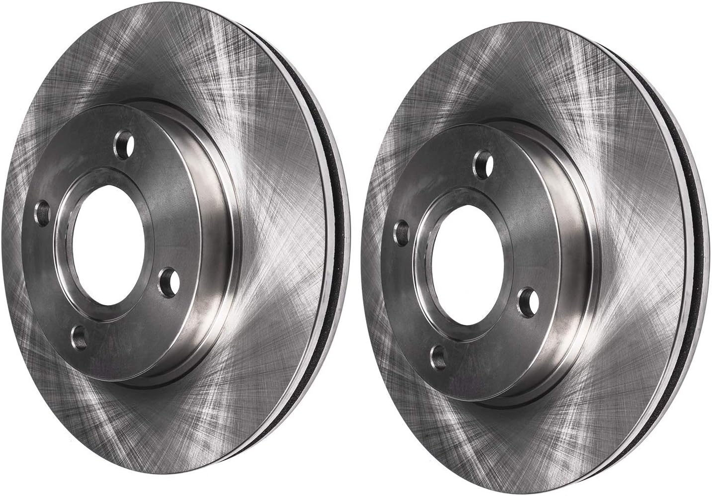 Detroit Axle - Brake Kit for 10-14 Honda Insight Front Disc Brake Rotors Ceramic Brakes Pads Rear Brake Drums Brakes Shoes 2010 2011 2012 2013 2014 Replacement : 10.31' inch Front Rotors