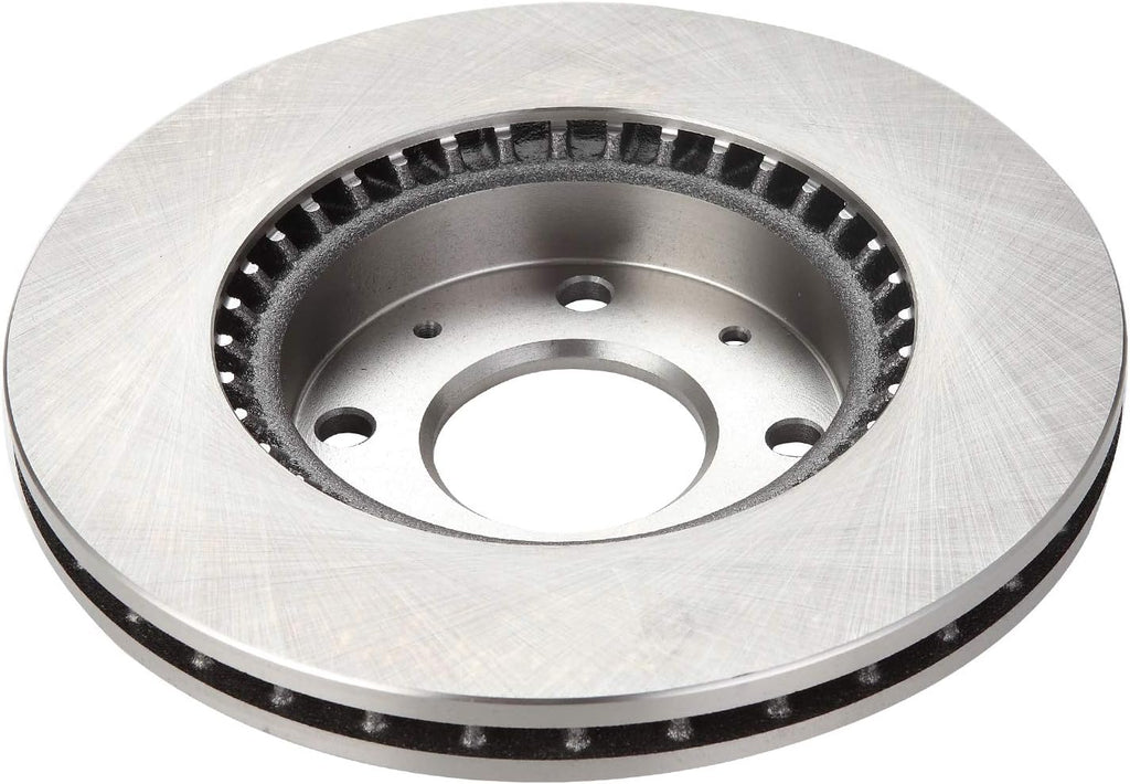 TRQ Front Ceramic Brake Pad and Rotor Set Compatible with 2005-2009 Kia Spectra 2005-2009 Kia Spectra5 2004 Spectra L4 2.0L