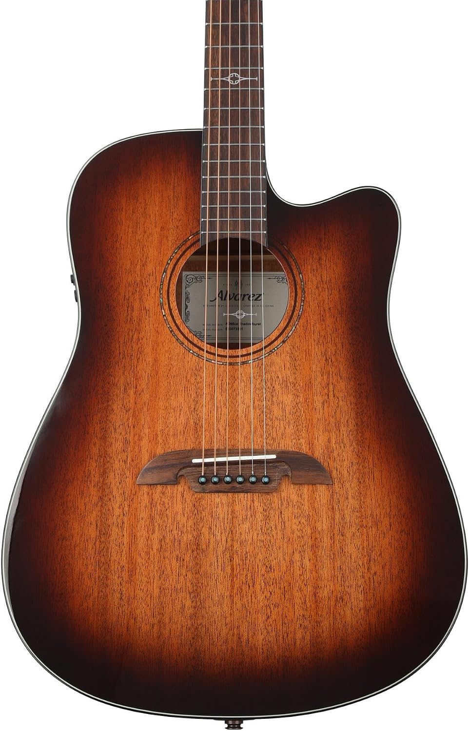 Alvarez AD66ce Shadowburst Acoustic-electric Guitar - Shadowburst