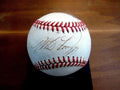 Mike Piazza La Dodgers Rookie Era Signed Auto Game Used Vintage Onl Baseball Psa - MLB Game Used Baseballs