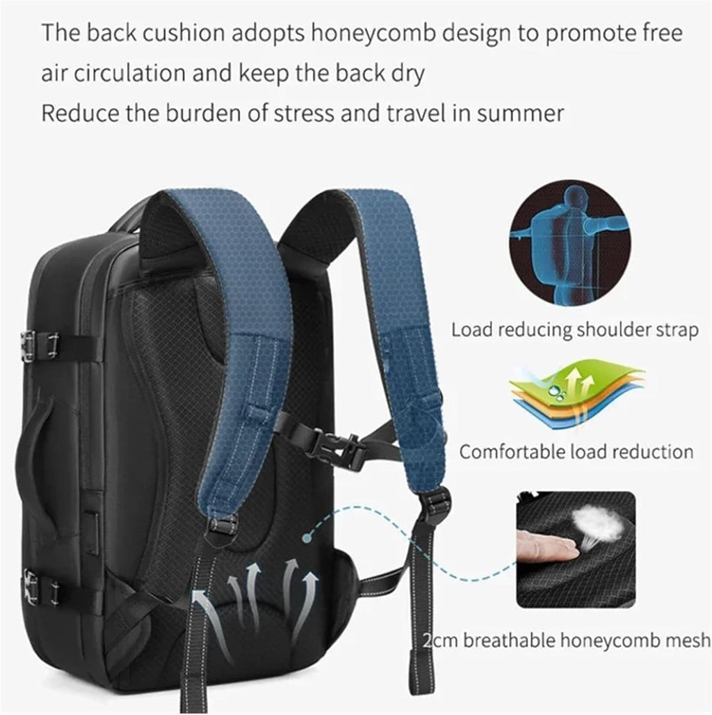 Vacuum Bags For Travel Large Capacity Backpack Expandable Compression