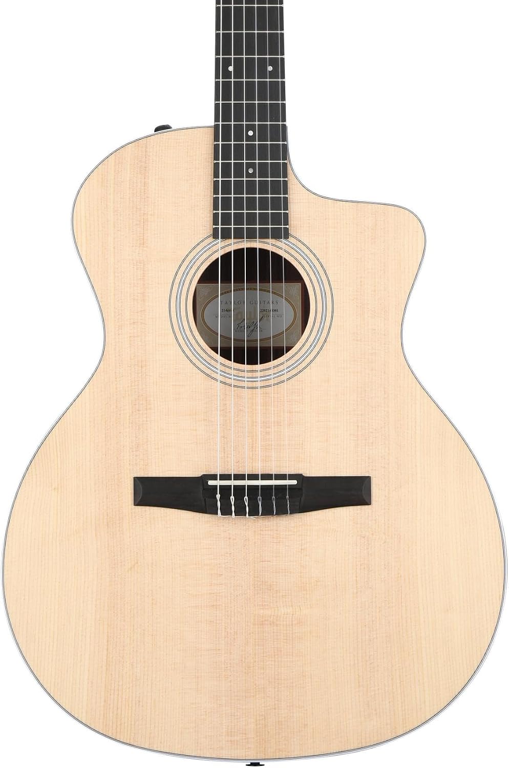 Taylor 214ce-N Nylon Acoustic-electric Guitar - Natural