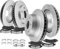 SCITOO 120.6604,55054 ATD785C,D785-7653 2575780255067 ATD834C,D834-7707 Front Rear Brake Pads and Rotors Fit For 2002-2006 For Cadillac Escalade,2003-2006 For Chevrolet Avalanche 1500