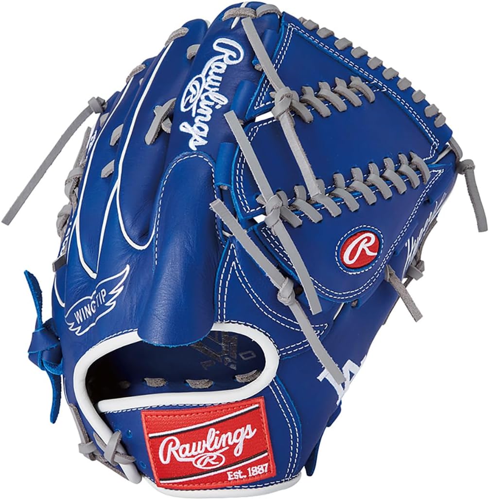 Rawlings Baseball Glove Soft Adult Hyper TECH MLB Team GR5HTMA15W Dodgers [Pitcher] Size 11.75 *Left Hand Throw (Right Handed)