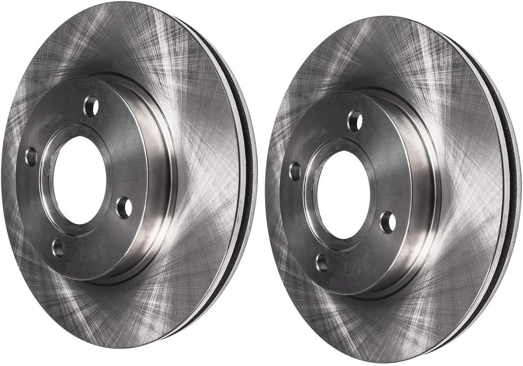 Detroit Axle - Brake Kit for Toyota 2012-2018 Yaris, Disc [Rear Disc Models], Brake Rotors Ceramic Brakes Pads 2013 2014 2015 2016 2017 Replacement : 10.80' inch Front and 10.20' inch Rear Rotors