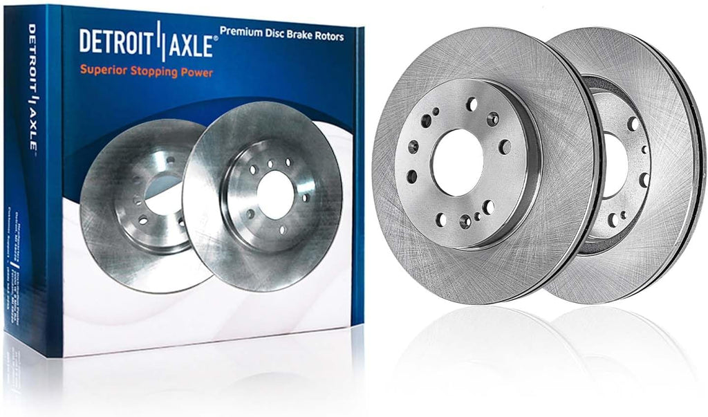 Detroit Axle - Brake Kit for Chevy GMC Silverado Sierra Yukon XL Suburban 1500 Tahoe Avalanche Cadillac Escalade ESV EXT Replacement Disc Brake Rotors Ceramic Brakes Pads Front and Rear