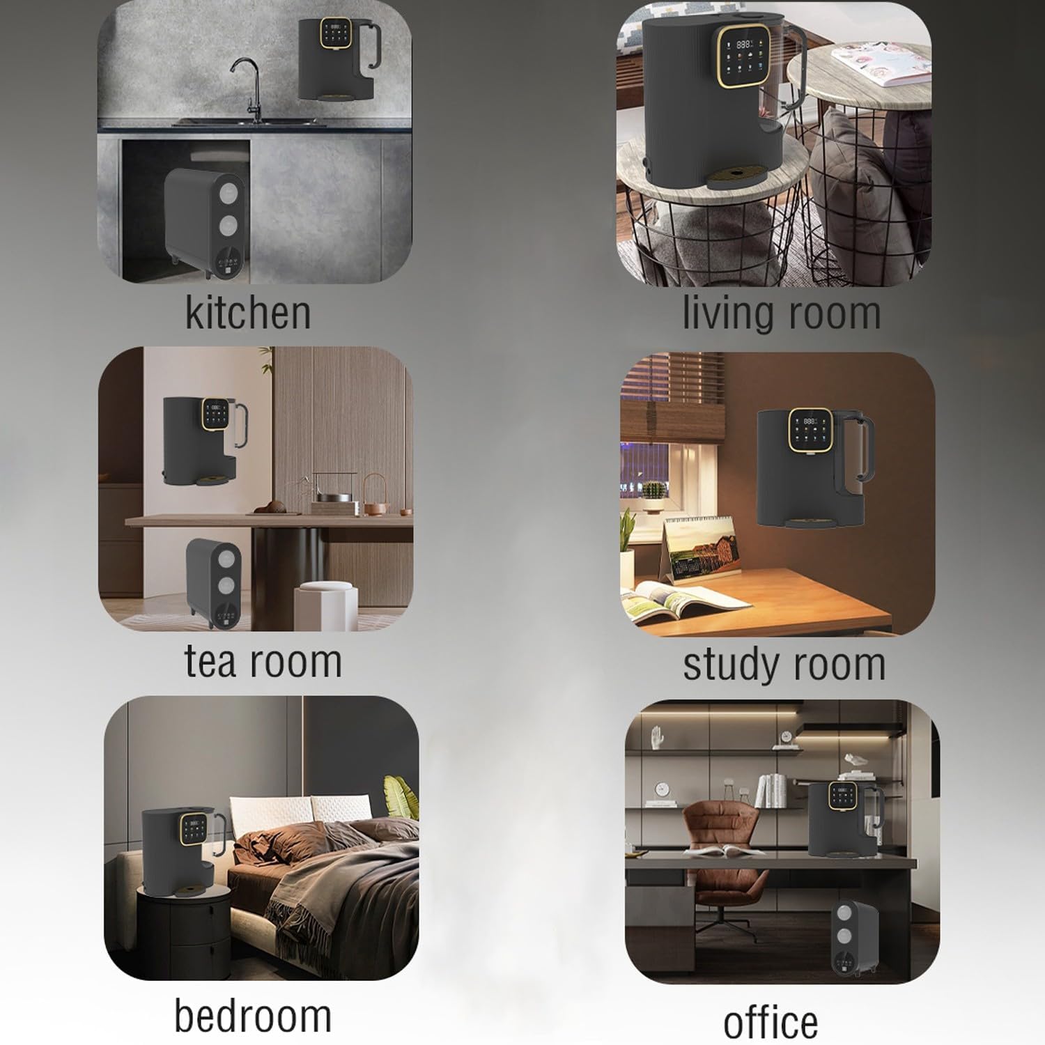 Smart Electric Kettle 热水壶Desktop Installation-Free Instant hot Water Dispenser 2L Capacity Kettle Thick Film Heating