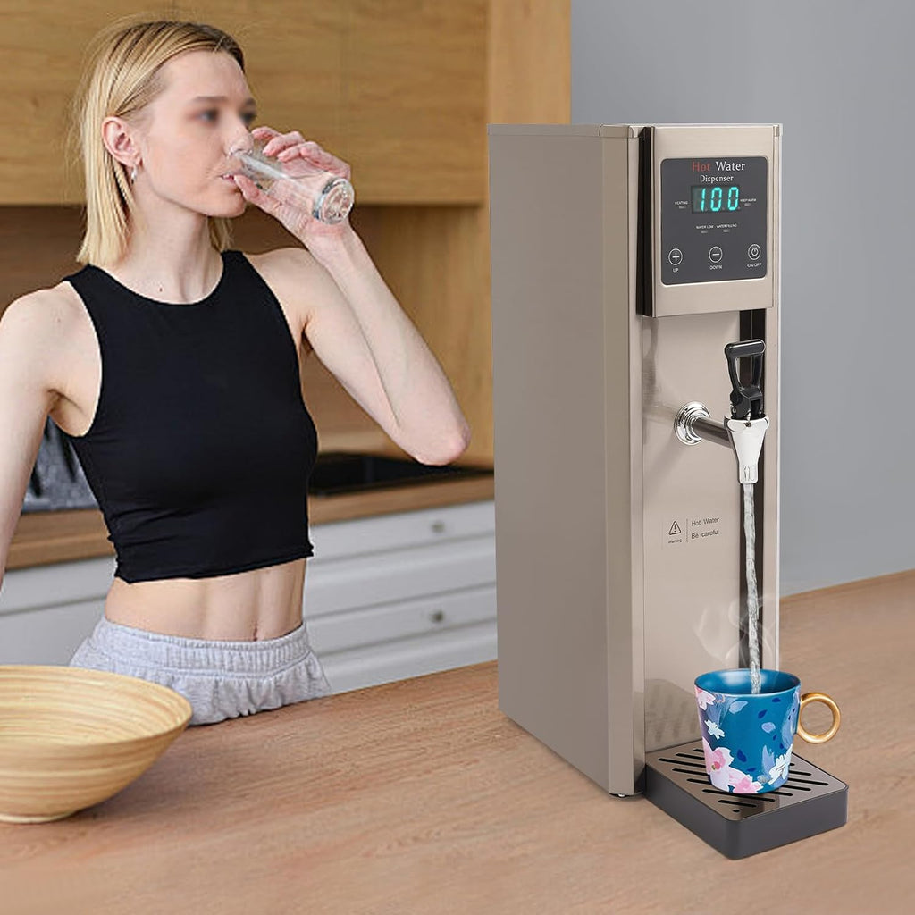 Electric Kettles, Hot Water Dispenser Countertop for Rapid Heating & Dispense, Step-Heating Water Dispenser, 104-210.2℉ Adjustable Temperatures, 7.8L Water Tank Capacity,1800W