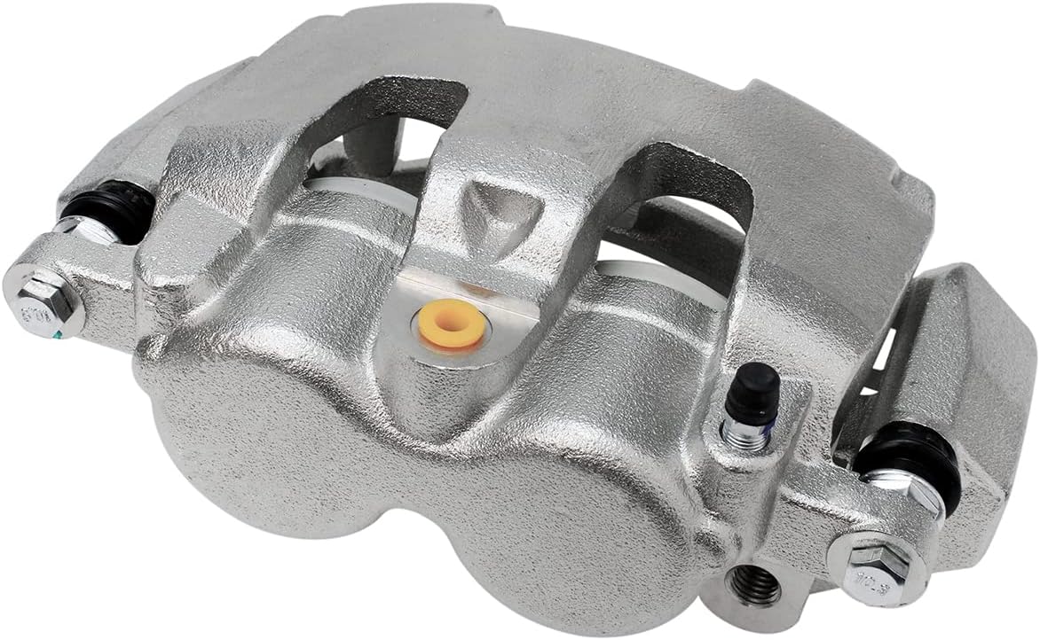 Detroit Axle - Front Brake Kit for 09-10 Dodge Ram 1500, 11-18 Ram 1500, 19-23 Ram 1500 Classic Drilled and Slotted Brakes Rotors Brake Caliper Ceramic Brakes Pads Replacement : 13.23 inch Front Rotor