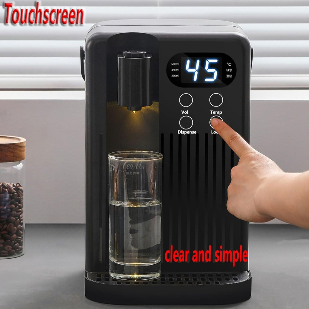 Split Water Dispenser, Portable Countertop Water Purifier with Drainage Hose, 3s Instant Heat Heater, for Kitchen, Bedroom, RV and Office (Color : White, Size : 9.4 * 7.2 * 11.8inch)