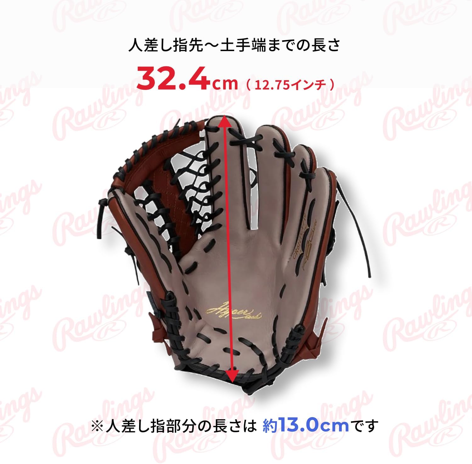 Rawlings Flex Hyper TECH Color SYNC Outfielder GR6HTCY719 12.75' Baseball Glove