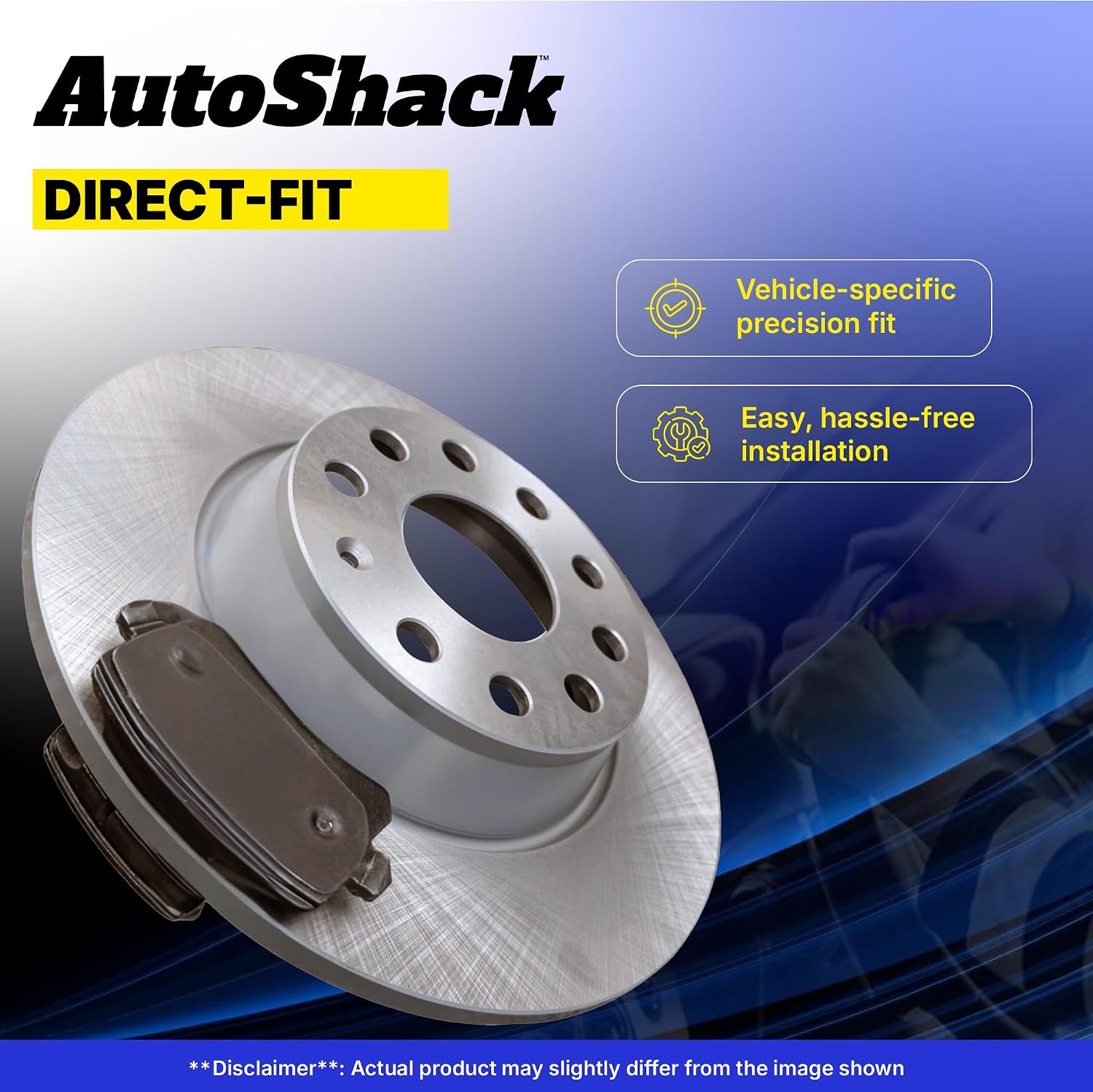 AutoShack Front & Rear Brake Rotors & Premium Pads for Subaru, Impreza 2012-2016, AWD H4 2.0L