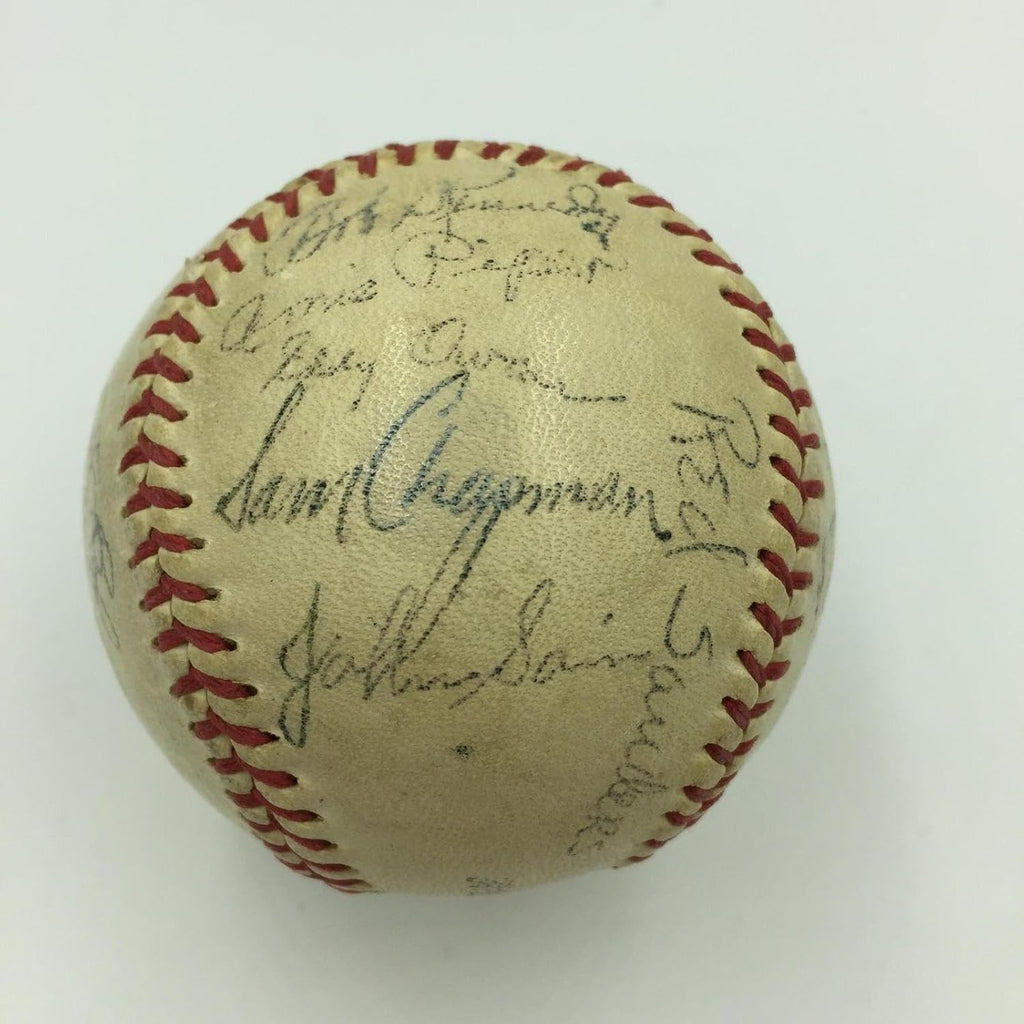 RARE Ted Williams World War 2 WW2 Team Signed Game Used Baseball PSA DNA COA - Autographed Baseballs