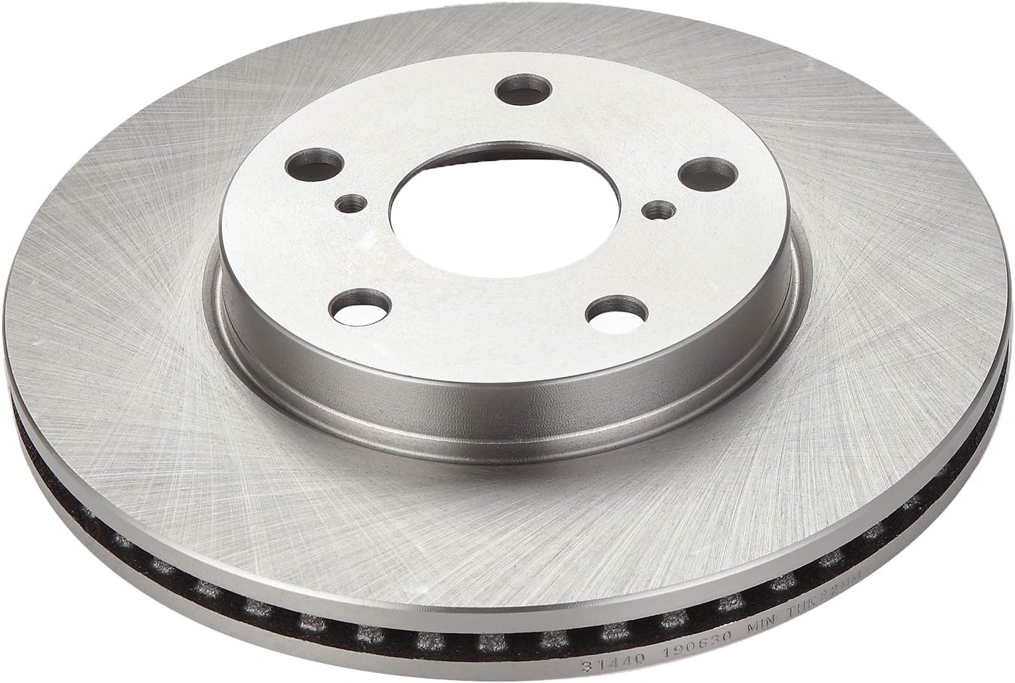 TRQ Front and Rear Ceramic Brake Pad and Rotor Set Compatible with 2008-2015 Scion xB