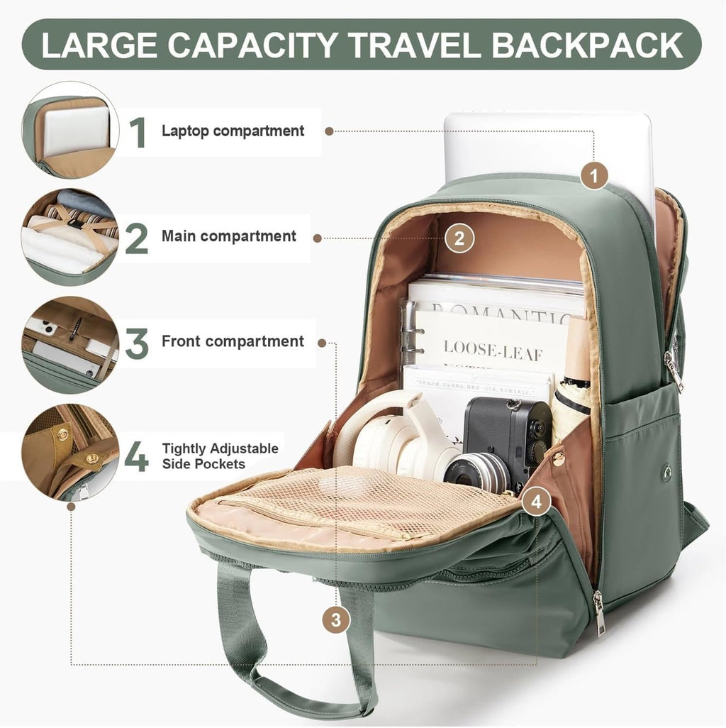 Vacuum Bags For Travel Leisure Backpack For Men Women 40x20x25 Compression Carry On Laptop Large Capacity