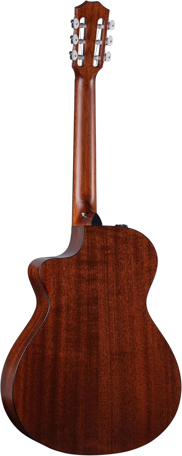 Taylor 312ce-N Grand Concert Nylon String Acoustic/Electric Guitar with Hardshell Case