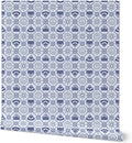 Peel & Stick Wallpaper 12ft x 2ft - Baseball Diamonds Toile Stars Sports Firework Glove Diamond Custom Removable Wallpaper by Spoonflower