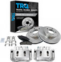 TRQ Front Brake Pad and Rotor Set Ceramic Vented Rotors Calipers Compatible with 1995-2001 Ford Explorer 1998-2002 Ranger 1998-2002 Mazda B4000 1998-2001 Mercury Mountaineer