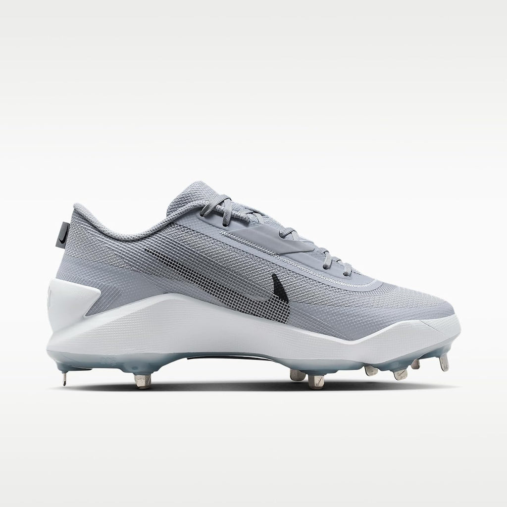 Nike Diamond Showcase MTL Baseball Cleats (Wolf Grey/White/Black)