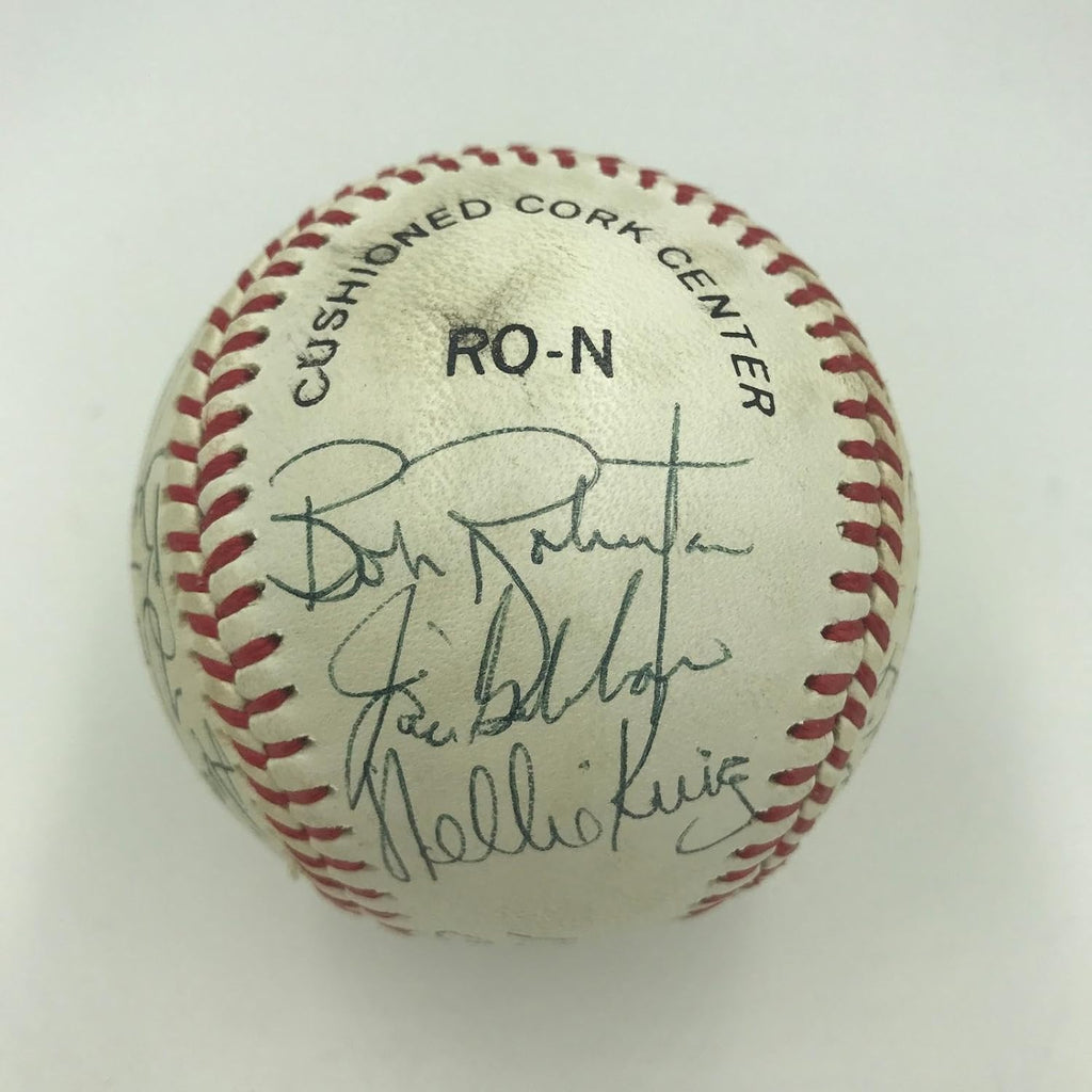 1887-1987 Pittsburgh Pirates Centennial Game Used Signed Baseball 17 Signatures - MLB Game Used Baseballs