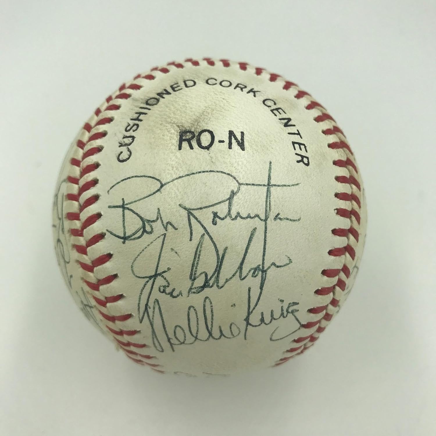1887-1987 Pittsburgh Pirates Centennial Game Used Signed Baseball 17 Signatures - MLB Game Used Baseballs