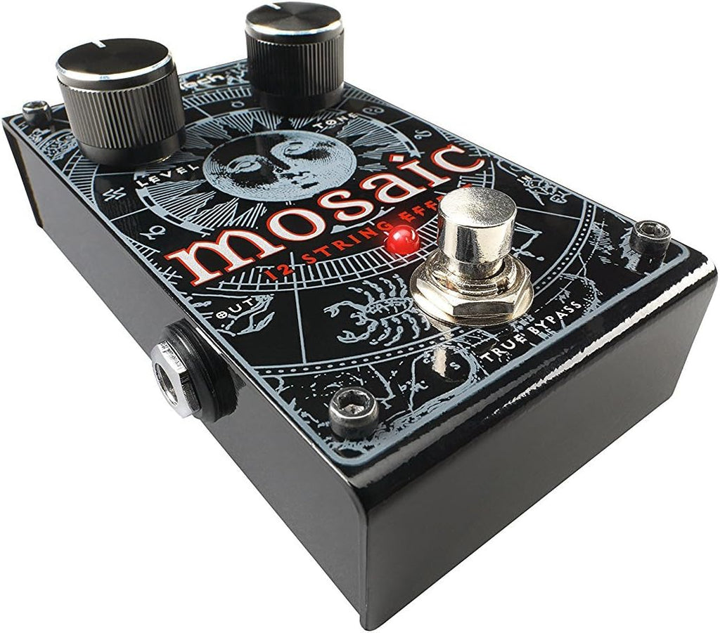 Digitech MOSAIC 12-String Effect Pedal Bundle with 9V Power Supply, Patch Cable, and Dunlop PVP101 Pick Pack