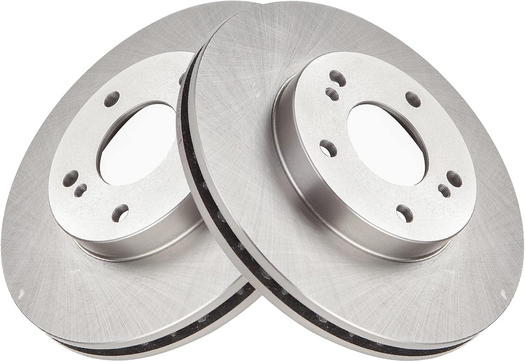 TRQ Front and Rear Brake Pad and Rotor Set Ceramic Vented Solid Rotors Compatible with 2001 Nissan Maxima 2001 Infiniti I30