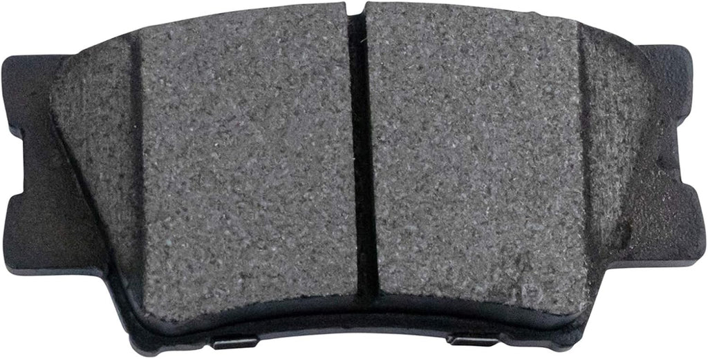 TRQ Front & Rear Brake Pad & Rotor Kit Performance Semi-Metallic Premium G-Coated Slotted X Drilled Compatible with 2013-2018 Lexus ES300h ES350 Toyota Avalon 2012-2017 Camry