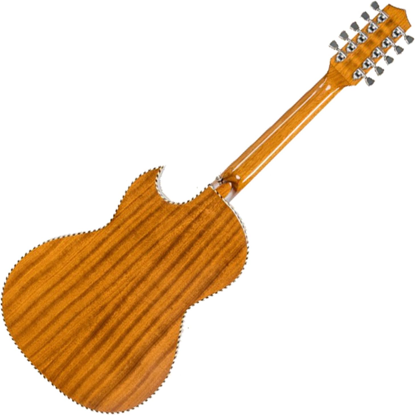 H. Jimenez LBQ1EBF El Esta'ndar Acoustic-Electric Guitar, Bajo Quinto Black Stained Flame Maple, With Cutaway and Electronics