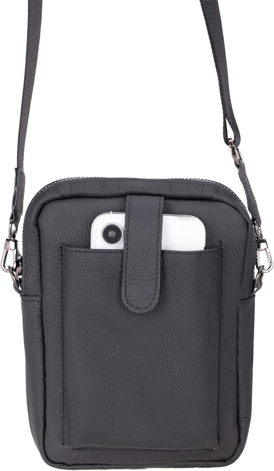 VENOULT Crossbody Leather Wallet for Man or Women fits iPhone 16 Pro MAX