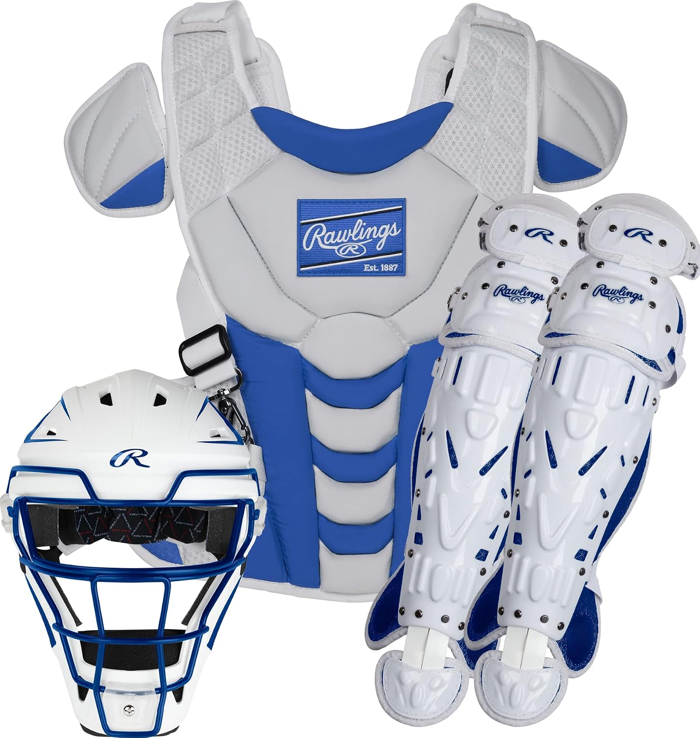 Rawlings | Velo Fastpitch Softball Catcher's Set | NOCSAE Certified | Adult | Intermediate | Youth | Multiple Colors