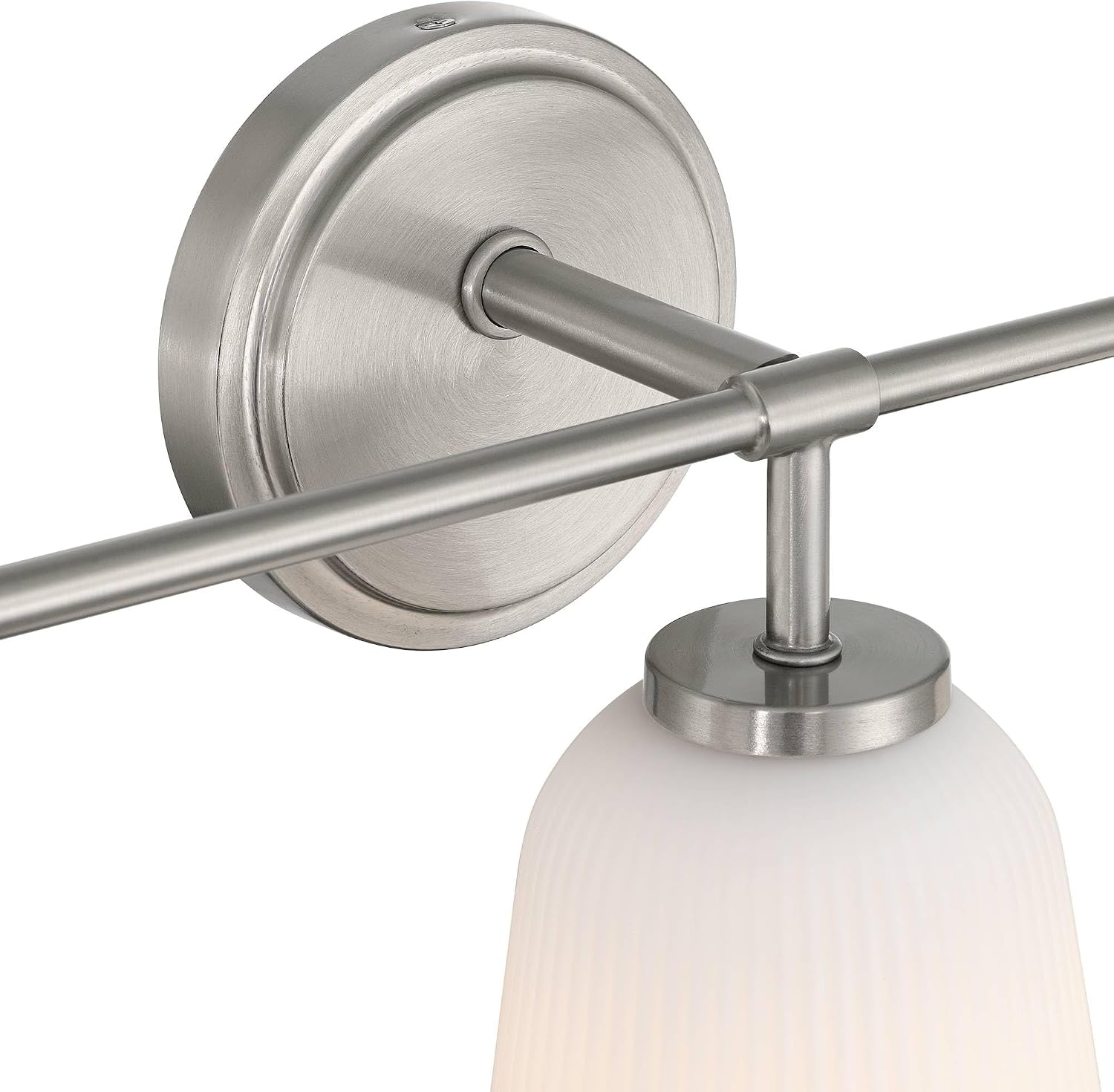 Possini Euro Design Possini Euro Bouchard 24' W Brushed Nickel 3-Light Bath Vanity Light