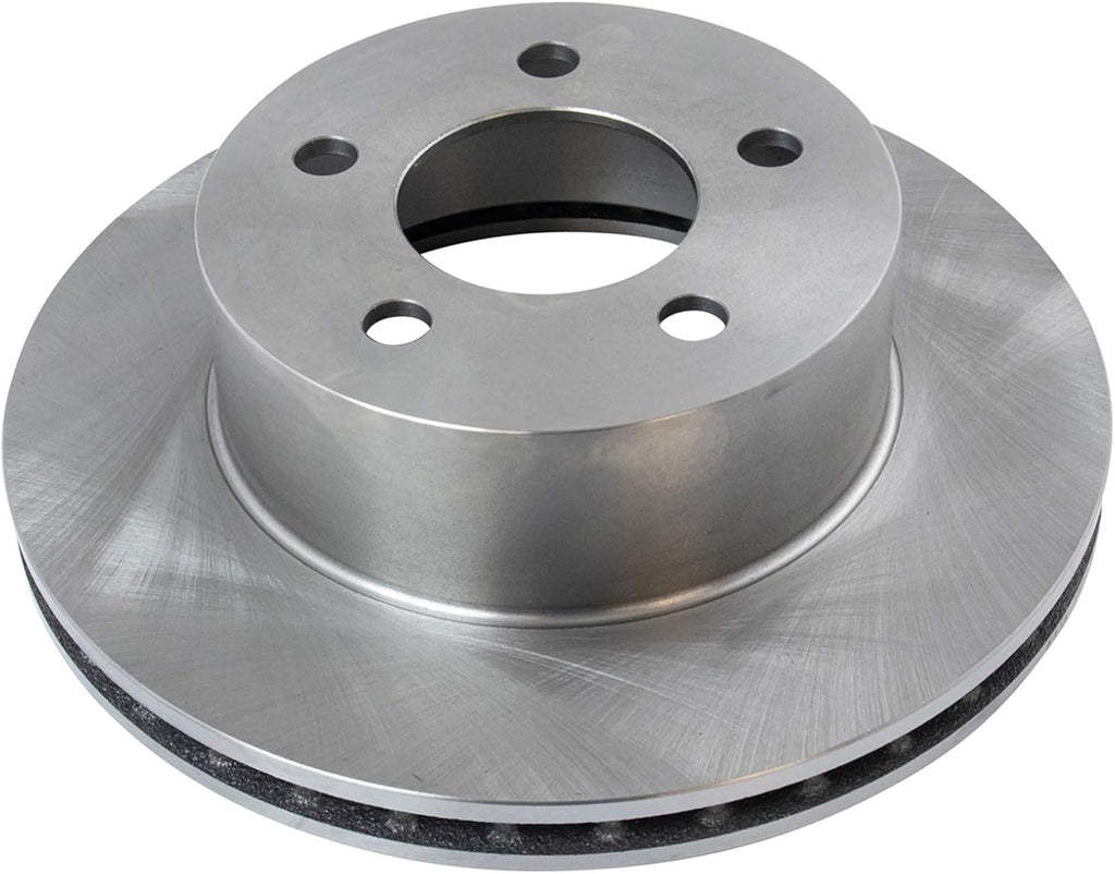 TRQ Front and Rear Brake Pad and Rotor Set Ceramic Vented Solid Rotors Compatible with 1995-1998 Jeep Grand Cherokee