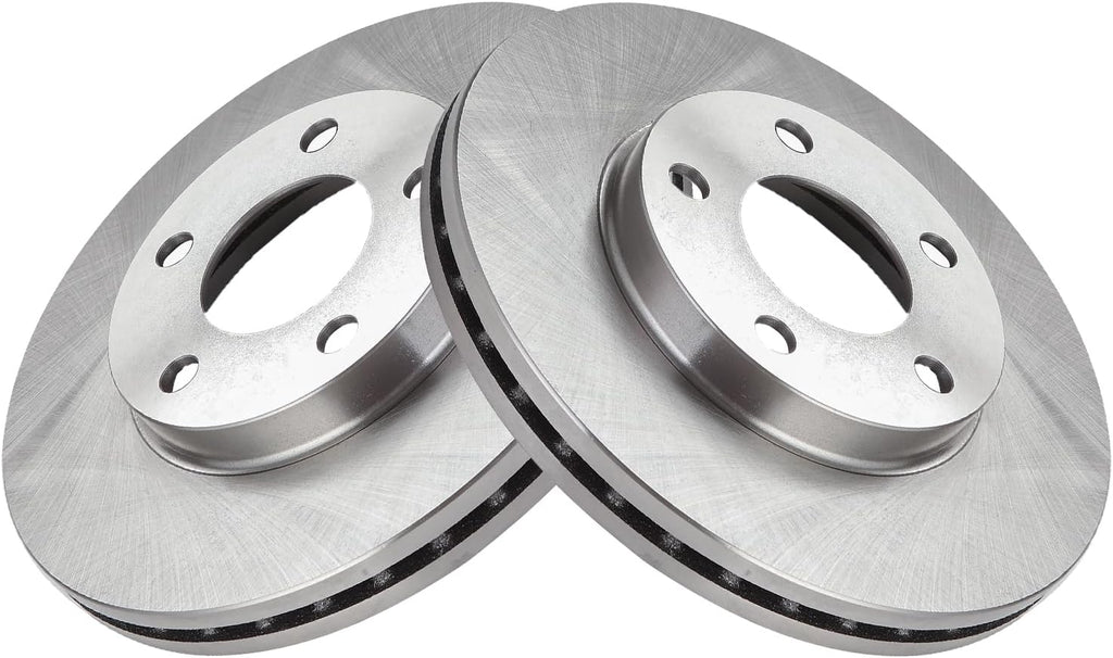 TRQ Front and Rear Brake Pad and Rotor Set Ceramic Compatible with 1994-1998 Ford Mustang