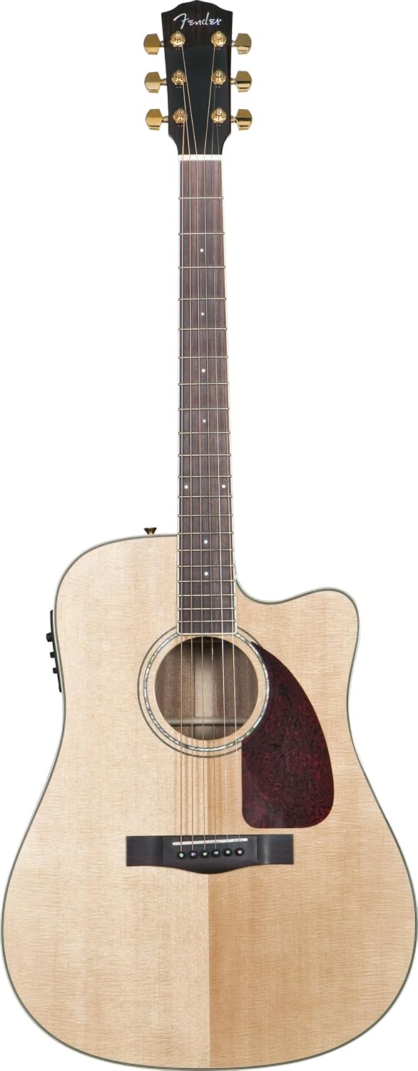 Fender CD-320ASCE Dreadnought Cutaway Acoustic-Electric Guitar, Rosewood Fretboard - Natural