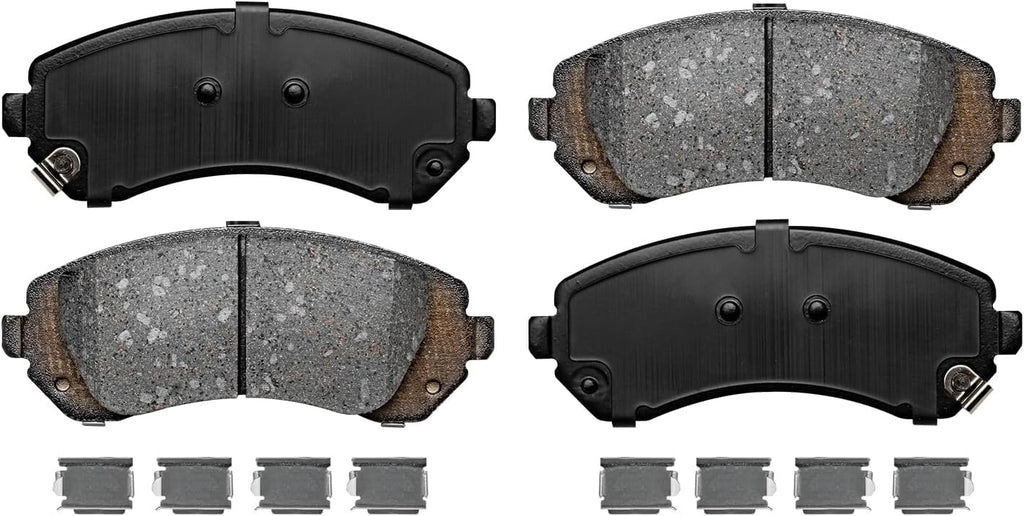Detroit Axle - AWD Front Brake Kit for Buick Rendezvous Chevrolet Venture Oldsmobile Silhouette Pontiac Aztek Montana, Disc Brakes Rotors Ceramic Brake Pads Replacement : 11.81' inch Rotor