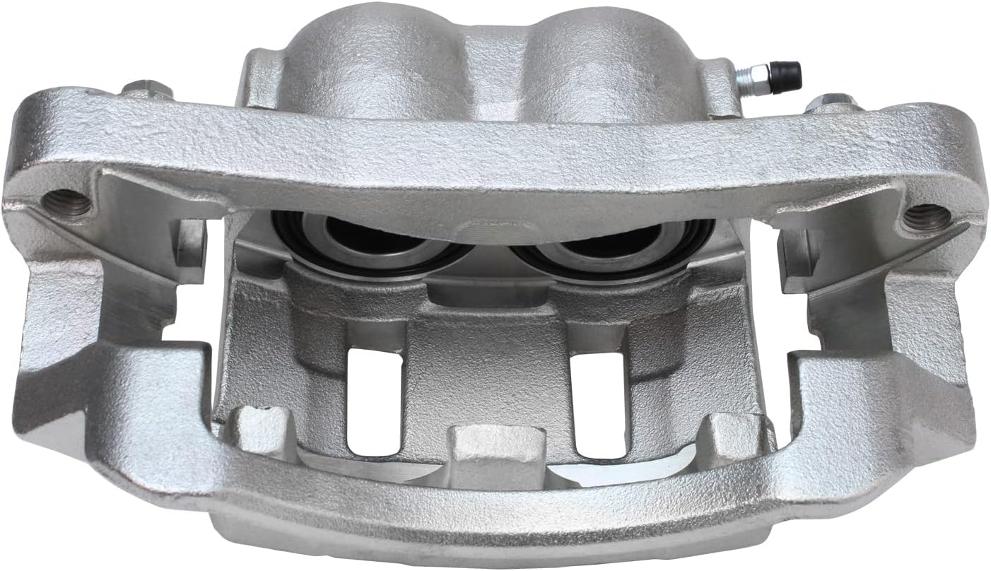 Detroit Axle - 4WD Front Brake Kit for Ford 00-05 Excursion 99-04 F-250 F-350 Super Duty Drilled Slotted Brake Rotors Brake Caliper Ceramic Brakes Pads Replacement [13.03 inch Rotors]