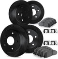 Dynamic Friction Company Brake Kit For 2017-2020 Porsche Macan| Front and Rear 5000 Advanced Brake Pads and Rotors Kit|Hardware included
