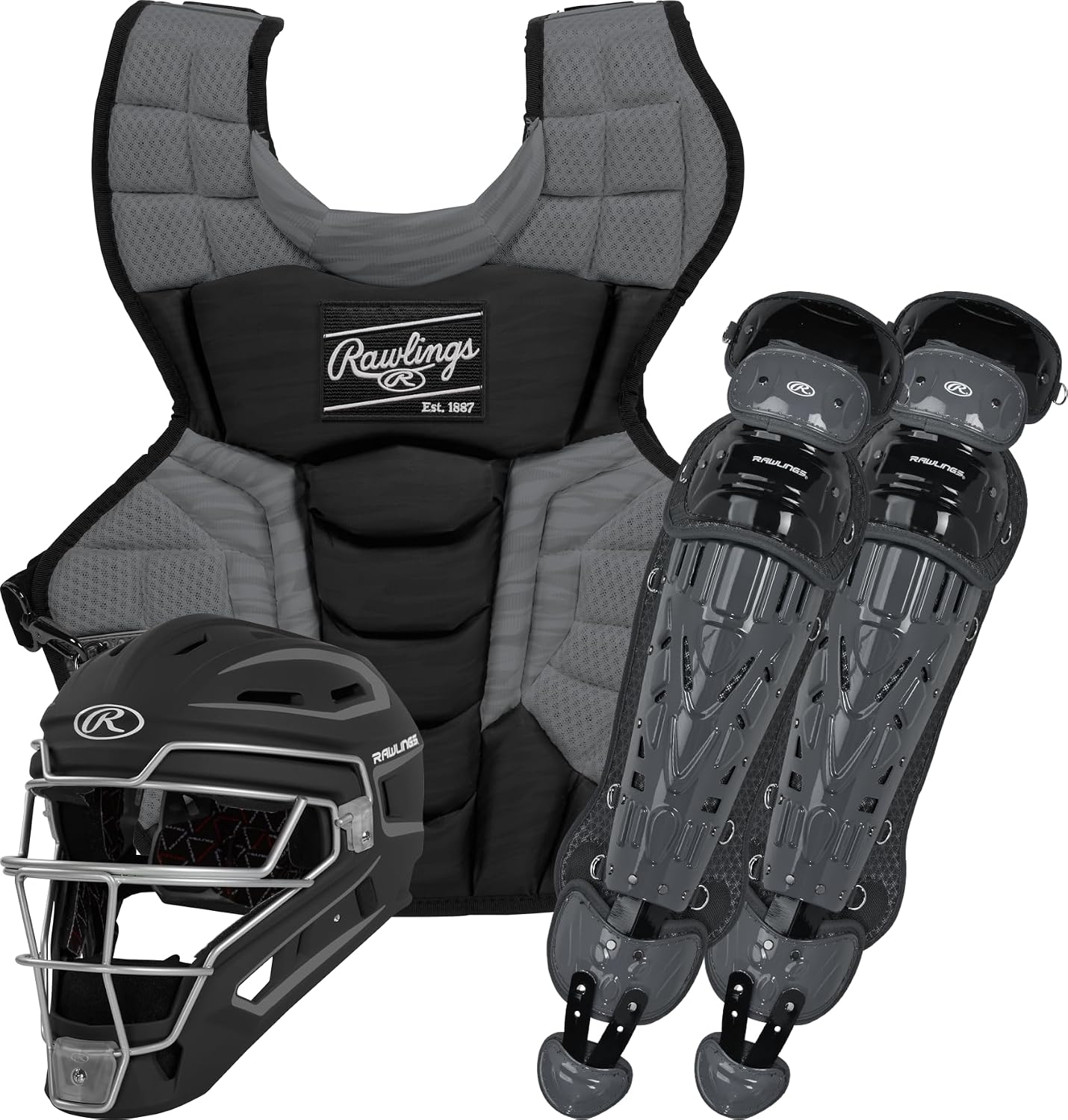 Rawlings Rawlings | Velo 2.0 Catcher's Set | Baseball | Multiple Sizes | Multiple Colors