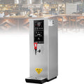 Electric Countertop Hot Water Machine, Built-in Purifier, Temperature Adjustable, Step-heating, 60L/H Large Output, for Boba Tea Coffee Office Restaurant Silver