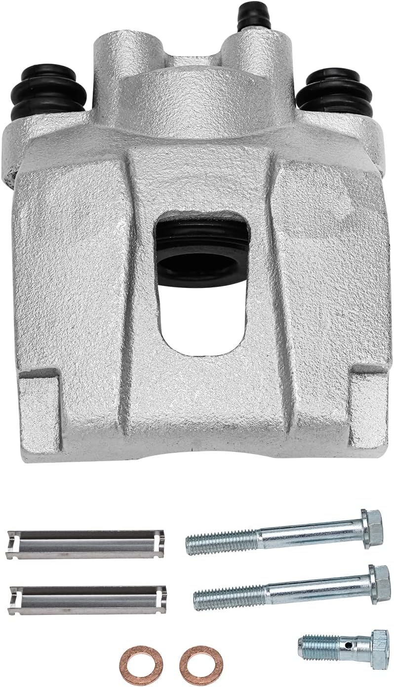 Detroit Axle - Rear Brake Kit for 06-10 Ford Explorer Sport Trac Mercury Mountaineer, Ceramic Brake Pads Disc Brake Calipers 2006 2007 2008 2009 2010 Replacement