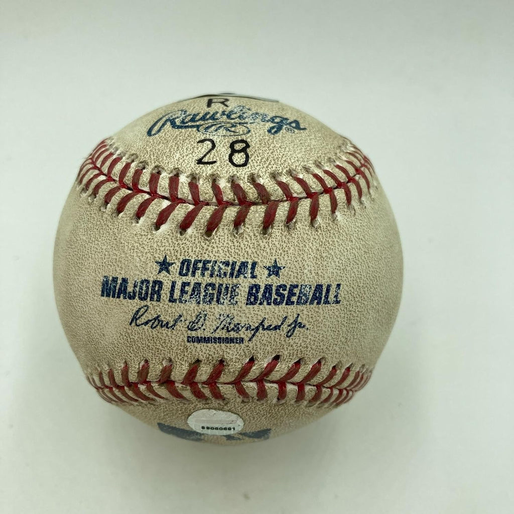 Incredible Alex Rodriguez 3,000 Hit Game Used Signed Inscribed Baseball Steiner - MLB Game Used Baseballs