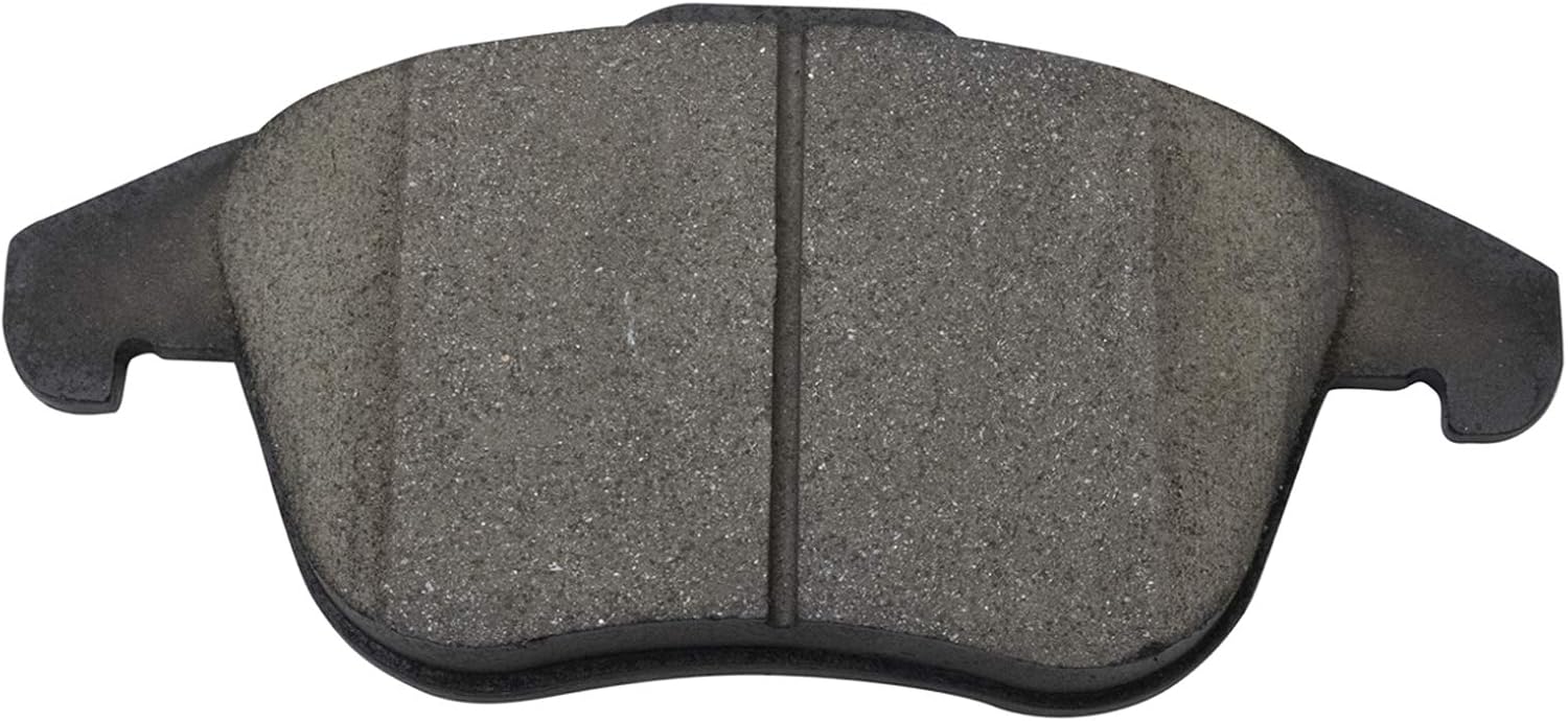 TRQ Front Brake Pad and Rotor Set Ceramic Coated Vented Rotors Compatible with 2012-2020 Volkswagen Passat 2009-2018 Tiguan 2015-2018 Audi Q3 2015-2018 Q3 Quattro