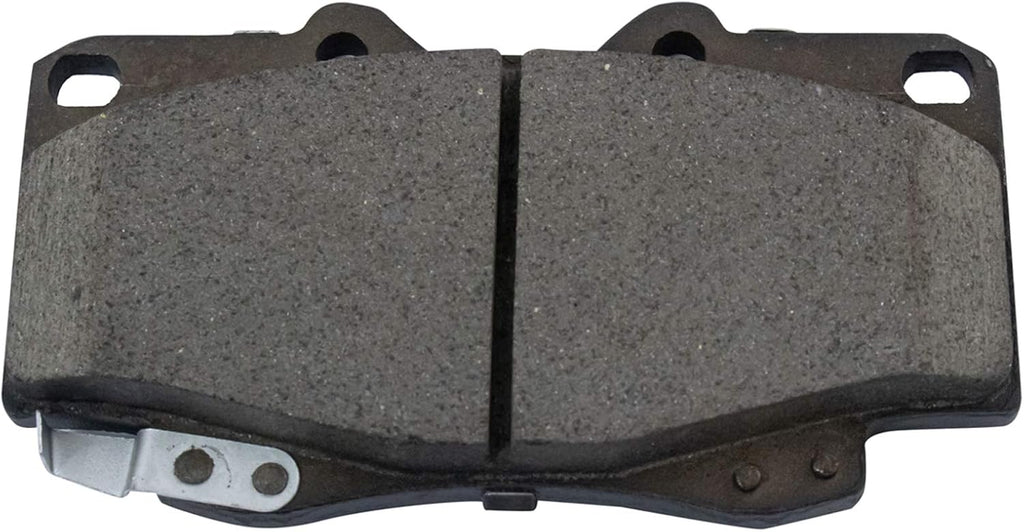 TRQ Front Brake Pad and Rotor Set Ceramic Vented Rotors Compatible with 2001-2002 Toyota 4Runner